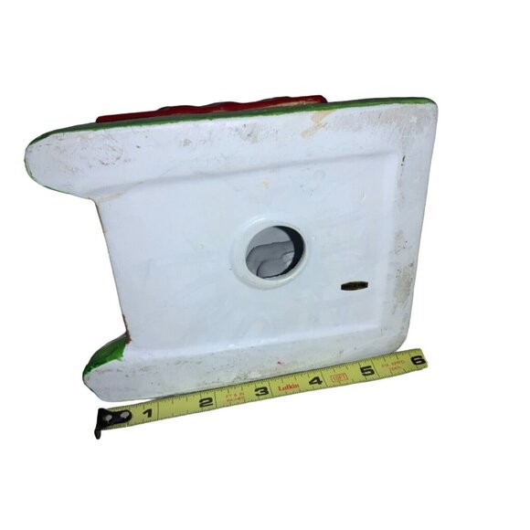 Christmas Village House With Santa Going Down The Chimney Porcelain House - Picture 7 of 7